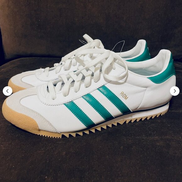 2011 Vintage Adidas Originals ROM White Twilight Green G44863 Sneaker Mens 12 US - Picture 5 of 7